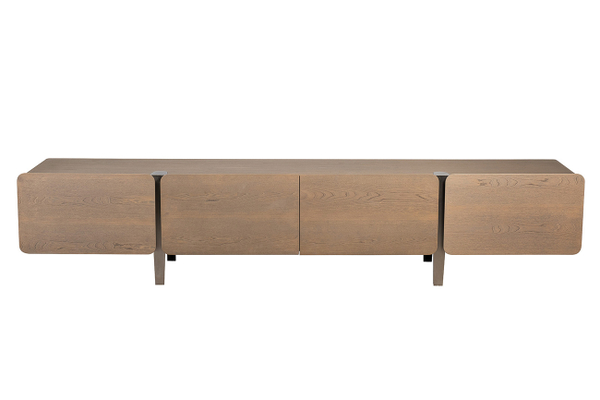 Тумба под телевизор 240х42х50см Garda Decor Smooth в скандинавском стиле