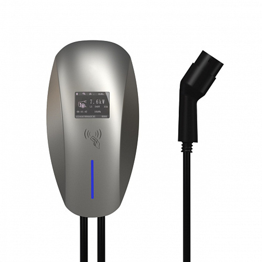 Зарядная станция S’OK Green Energy , 3-фазы, 22kW (32A/ 380V), WIFI(APP)+OCPP1.6J, RFID