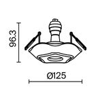 Встраиваемый светильник Maytoni DL284-1-01-W