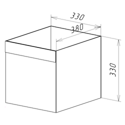 Коробка тканевая QBox, фактурный бежевый