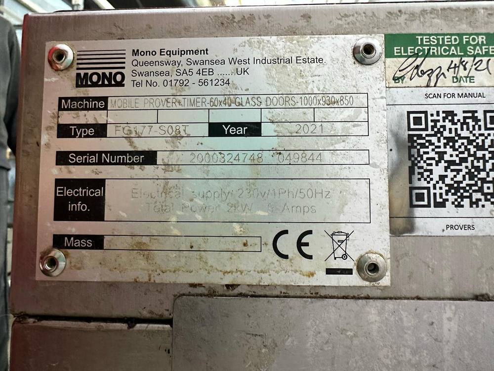 Шкаф расстоечный MONO FG177-S08T