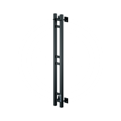 Полотенцесушитель электрический с/т Comfysan Alto-K EC-2 120/10, черный правый тэн