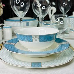 Lenardi 145-584 Набор из 6 салатников 15см ТИФФАНИ в под.уп.(х6)Костяной фарфор