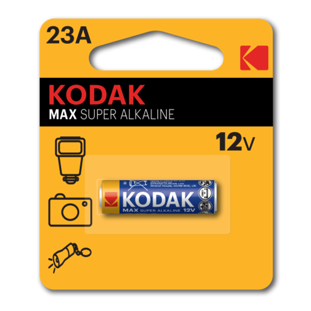 Батарейки Kodak 23A-1BL MAX SUPER Alkaline [K23A-1] | Батарейки Щелочные (Алкалиновые)