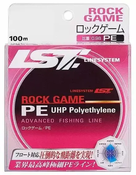 Шнур LINESYSTEM Rock Game PE 100m #0.4 pink