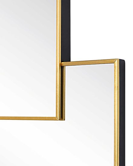 Золотое зеркальное панно "Сорен"