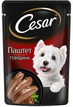 Говядина паштет, 85г влажный корм для собак, Cesar