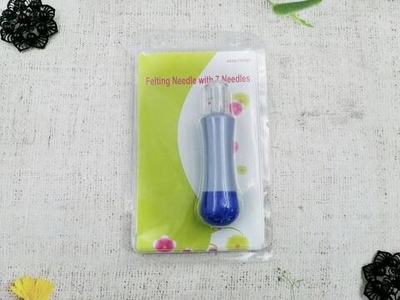 Набор для валяния (фелтинга), держатель, 7 игл
