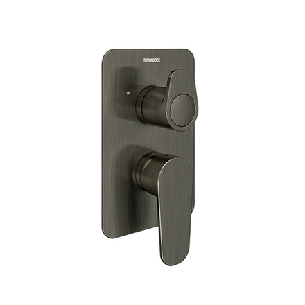 Встраиваемый смеситель для душа на 2 выхода ALEXIA 361502SGR графит