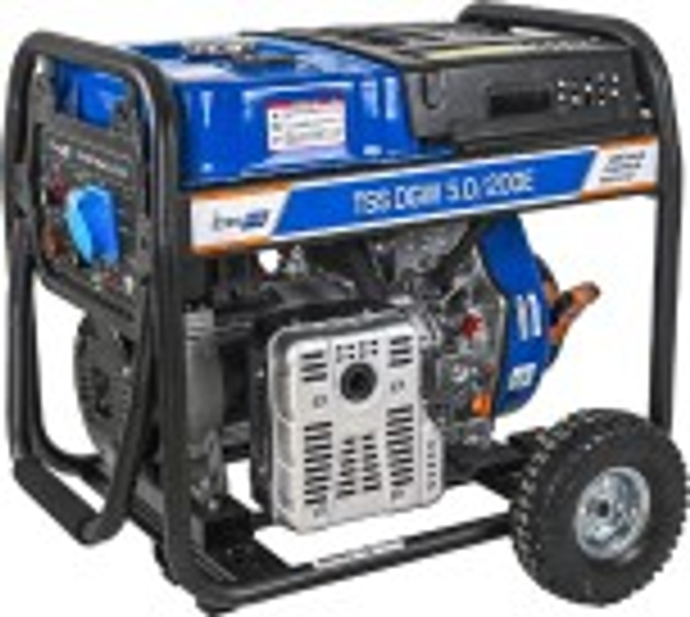 Сварочный генератор ТСС PROF DGW 5.0/200E дизельный 045621