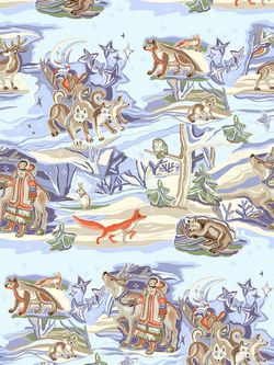 Наволочка комплект 2шт Сказка "Сказки севера" 40х60 см, перкаль