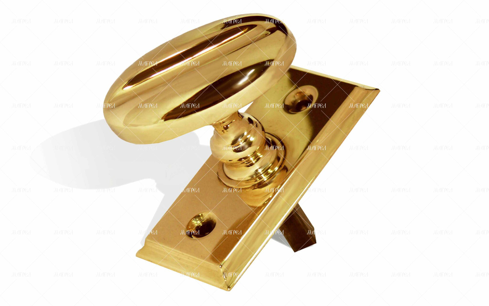 Ручка оконная поворотная Кофе латунная