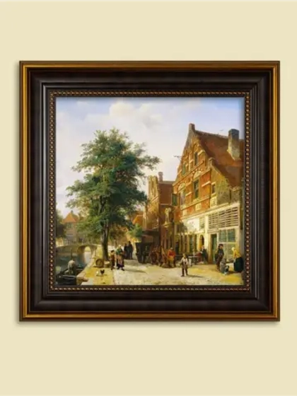 Картина серии "Голландия" настенная для интерьера 26*26 см