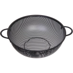 Дуршлаг металлический «Black» 25см с ручками