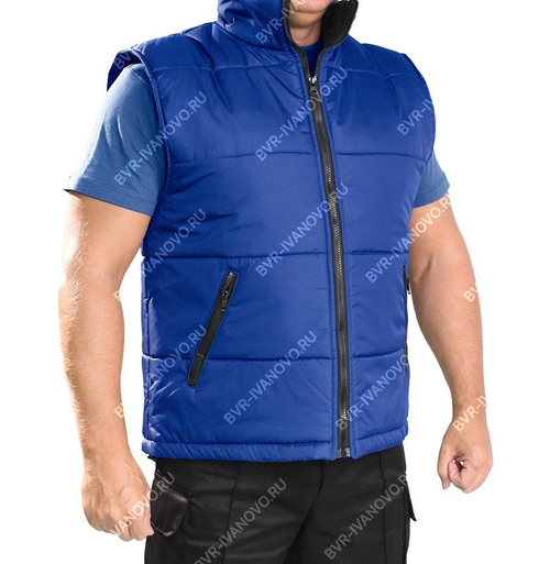 Жилет утеплённый БВР (дюспа, василёк)