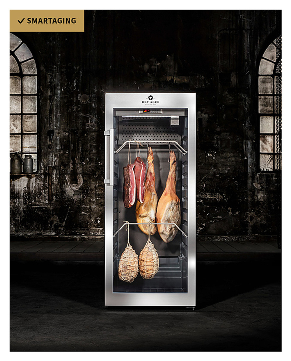 Шкаф для вызревания мяса DRY AGER DX 1000 Premium S c подсветкой