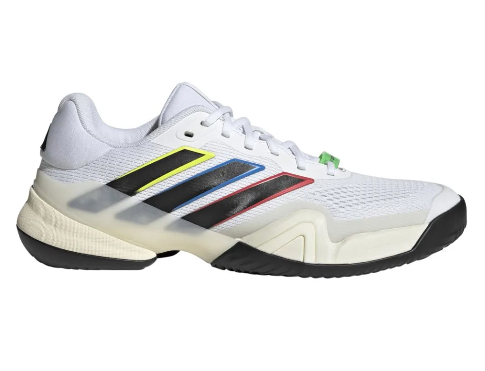 Мужские кроссовки теннисные Adidas Barricade 14 M - cloud white/core black/cream white