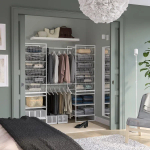 Стеллаж - IKEA JONAXEL, 142-178х51х173 см, белый, ЙОНАКСЕЛЬ ИКЕА