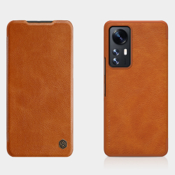 Кожаный чехол-книжка Nillkin Leather Qin для Xiaomi Mi 12 Lite