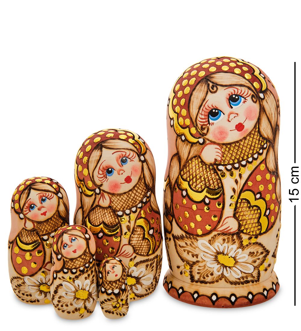 Народные промыслы МР-69/ 7 Матрешка 5м «Людмила» ср.