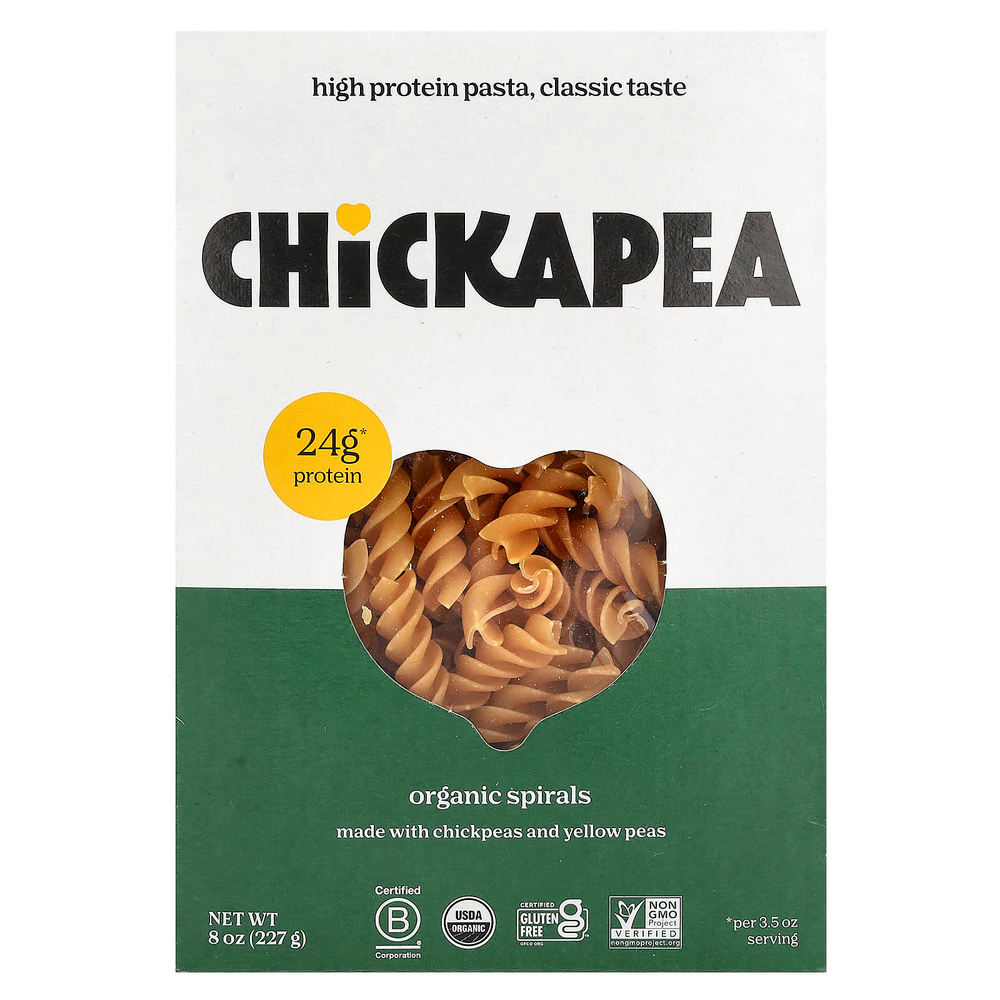 Chickapea, Органические спирали, 227 г (8 унций)