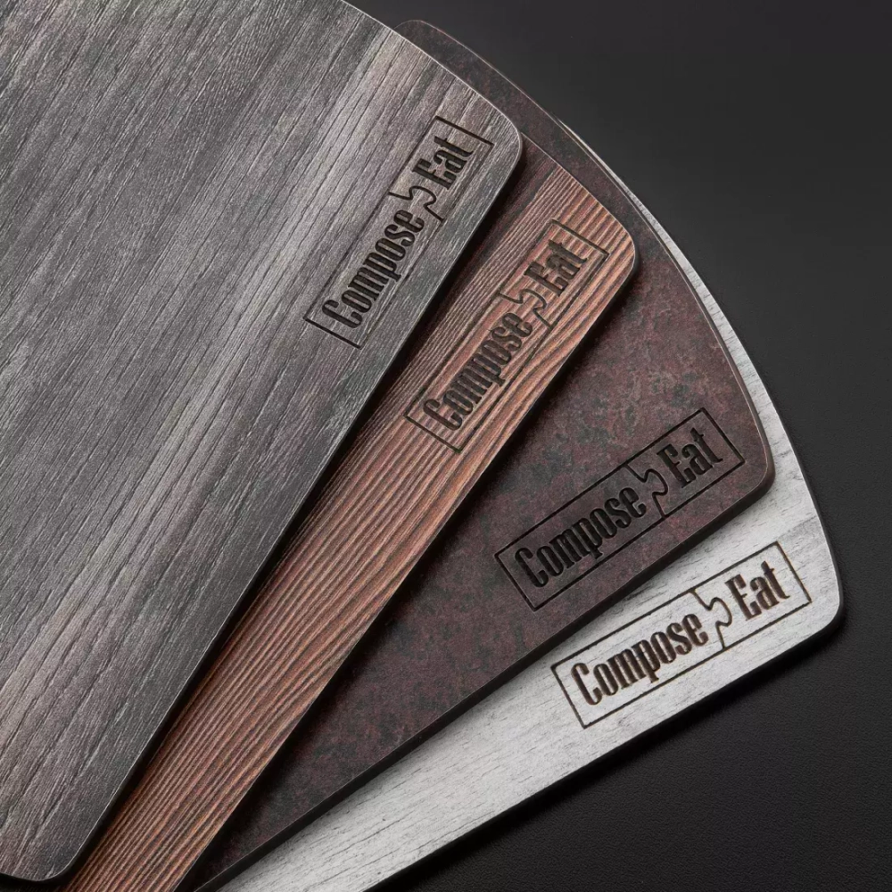 Доска разделочная 22х15см ComposeEat Fashion дуб мореный