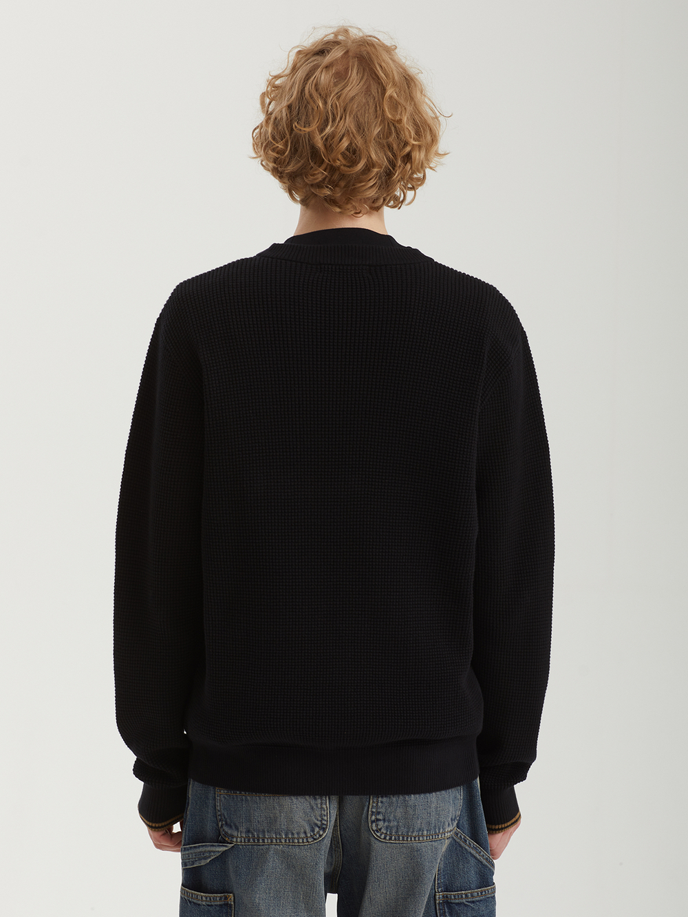 Мужской Свитер Waffle Stitch