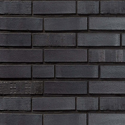 Плитка клинкерная фасадная Westerwalder Klinker brick Schwarz-bunt Edelglanz WK815, NF 240х71х15 мм