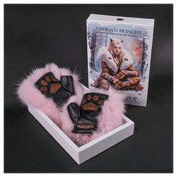 Митенки из меха «Полярная лисичка»