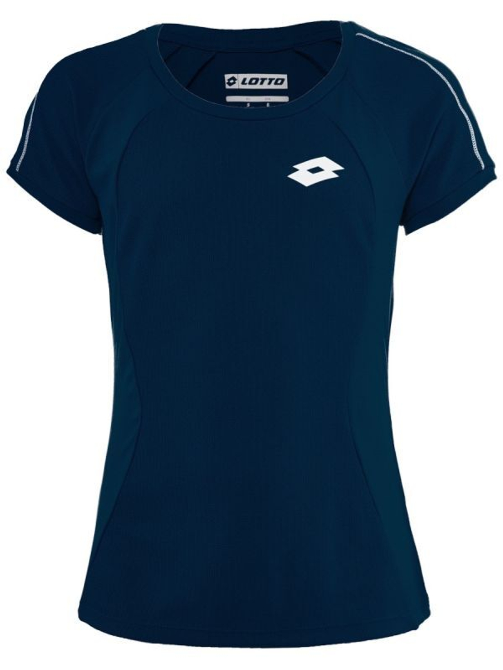 Футболка для девочки теннисная Lotto Squadra Girl Tee - небесный