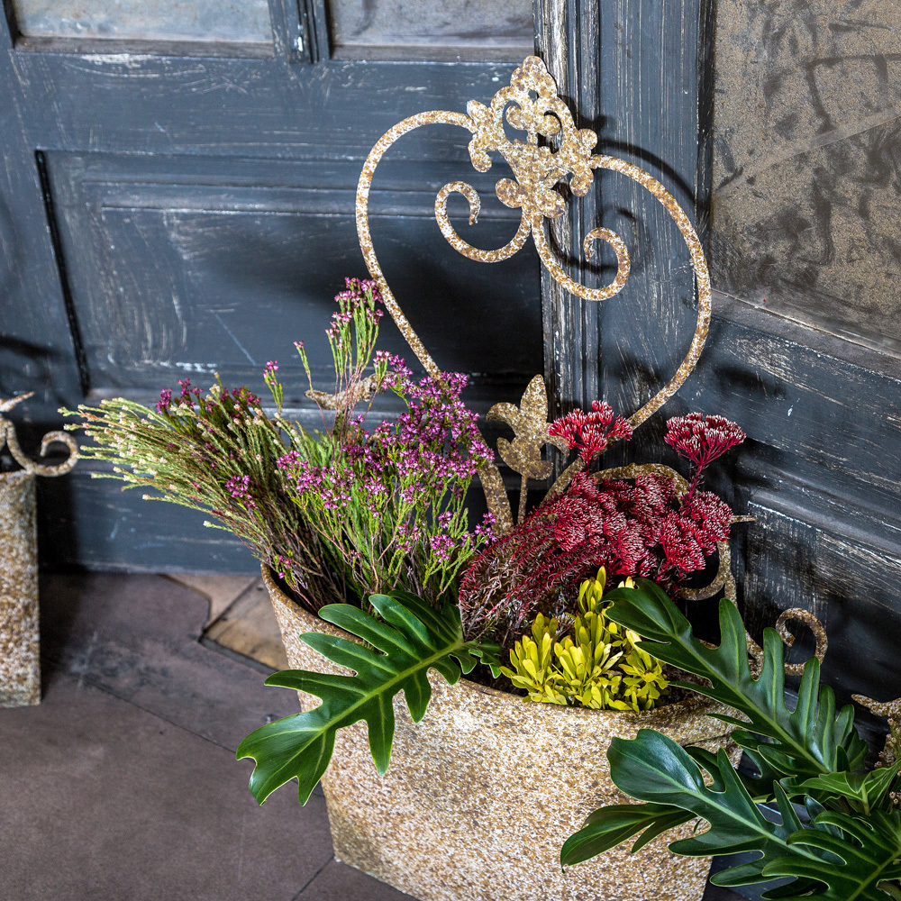 Металлическое кашпо Верментино версия L Объект мечты