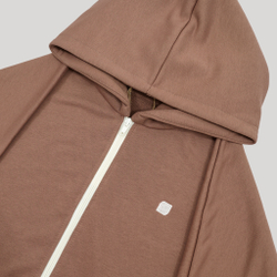 Zip-Up Hoodie LOGO Brownie