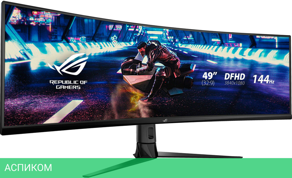 Монитор Asus ROG Strix XG49VQ черный (90LM04H0-B01170)