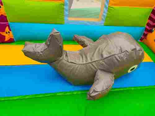 Коммерческий надувной батут с горкой «В гостях у моря 3»  10*6*6,1 м.