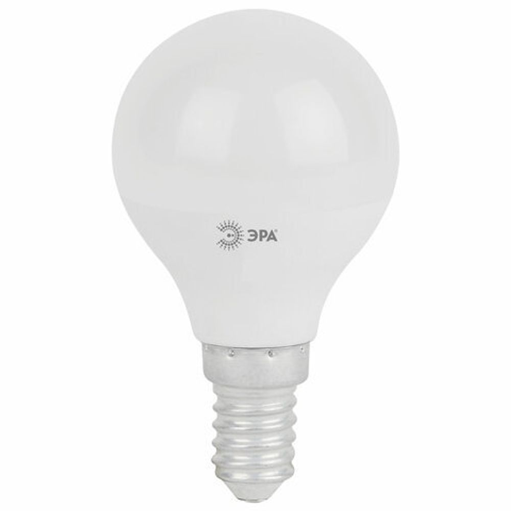 Лампа светодиодная ЭРА STD, 11 (100) Вт, цоколь E14, шар, холодный белый свет, 35000 ч., LED P45-11W-860-E14, Б0032990