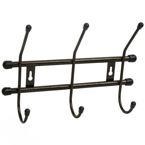 ВЕШАЛКА НАСТЕННАЯ СТАНДАРТ 3 КРЮЧКА МЕД/АНТИК ВНС31