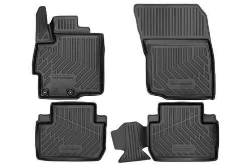 Коврики в салон для MITSUBISHI Outlander, 2012-2015, 2015-, 2 WD, 4 WD, 4 шт. (полиуретан) MZ353017