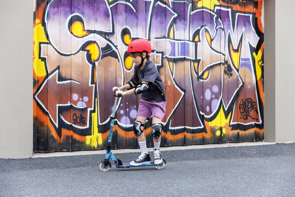 Самокат Micro Sprite LED, Art Звездная ночь