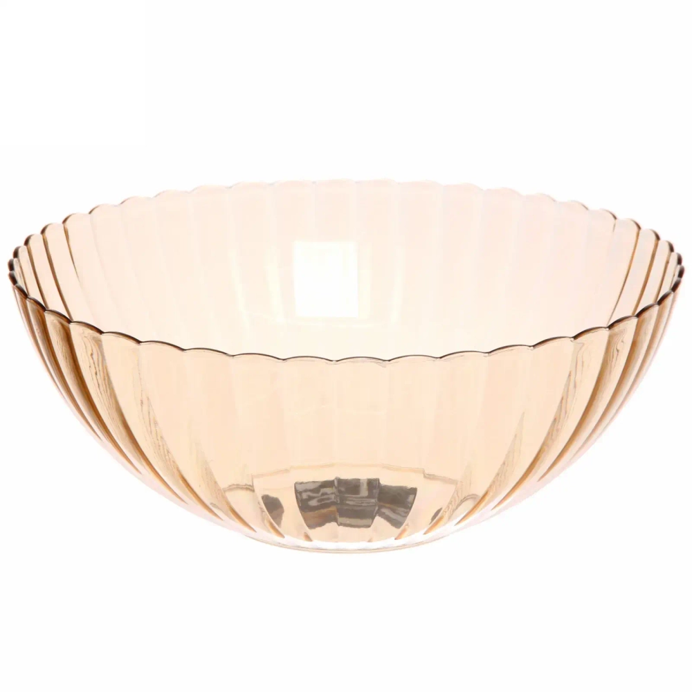 Салатник пластиковый «Мадлен» 23*9см ромашка, бежевый