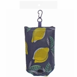 Сумка - шоппер с карабином «ИДЕЯДОМА», принт лимоны, 60*38см/нагрузка до 10кг (инд. пакет истикер)БРЦЕК-00610