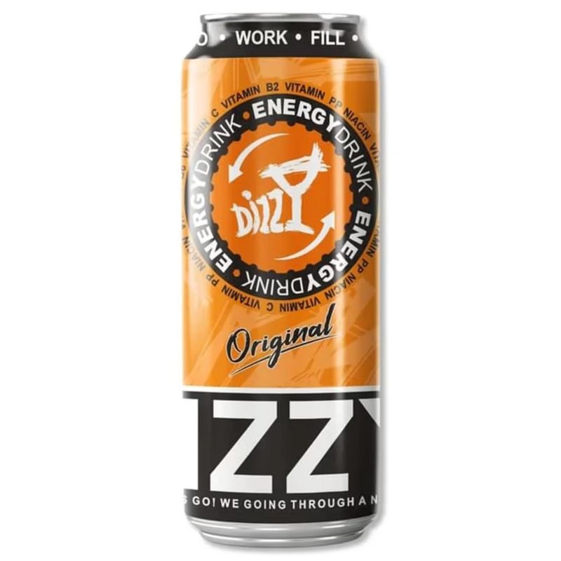 Энергетик DIZZY energy drink Original 0,45 л/ж/б 24 ж/б/упак