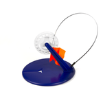 Жерлица Три Кита с угловой стойкой, Синяя (d85-90мм)