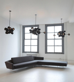 Ceiling design lamp Kopra Burst No 433 by David Weeks Studio (Black)