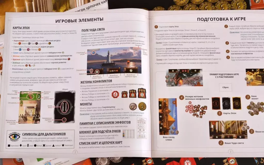 настольная игра" 7чудес"