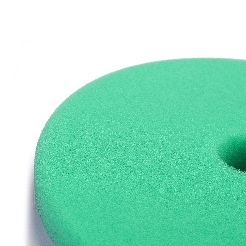 Поролоновый полировальный круг сильно режущий очень жесткий зеленый 150-165*20 мм MaxShine, 2020165G