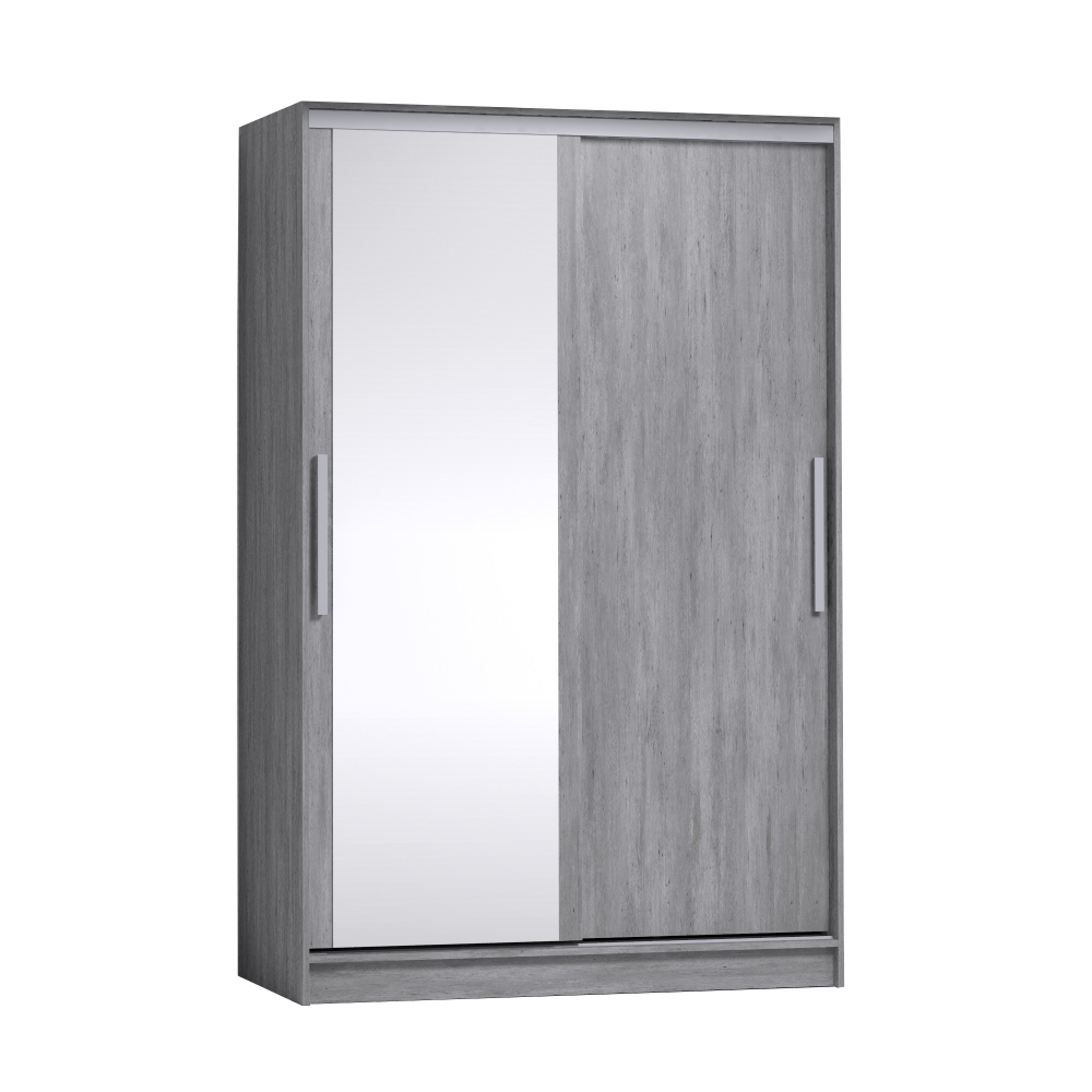 Шкаф-купе с зеркалом Strike 1350 Atelier светлый