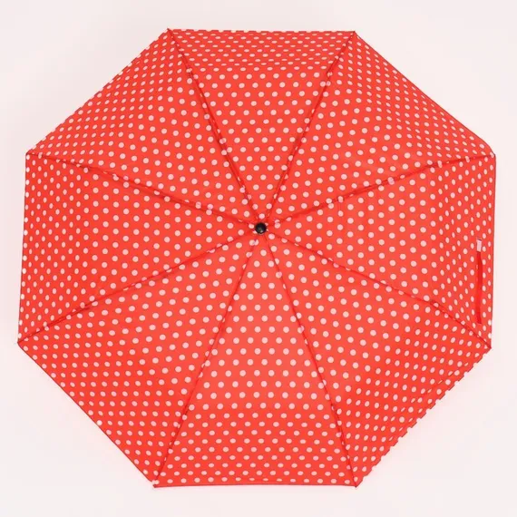 Зонт механический «Горошек», 3 сложения, 8 спиц, R = 48 см, цвет МИКС