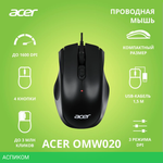 Мышь Acer OMW020 черный (ZL.MCEEE.004)