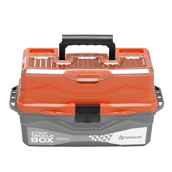 Ящик для снастей NISUS Tackle Box трехполочный оранжевый (N-TB-3-O)