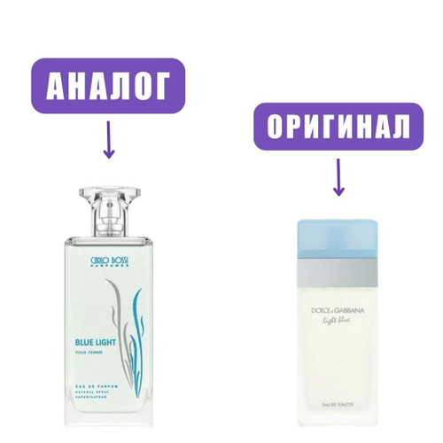 CARLO BOSSI Blue Light edP 100ml lady